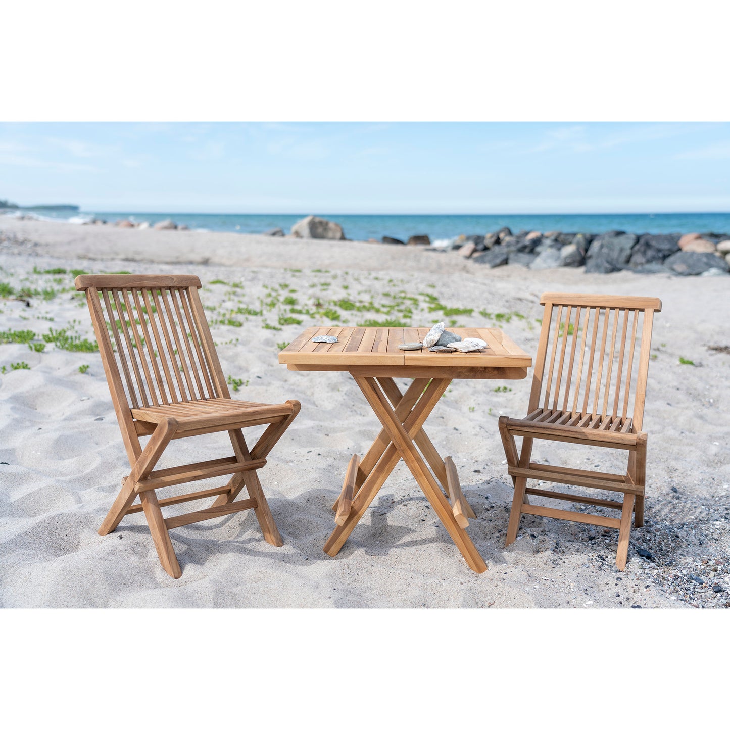 Toledo Børne Spisebordstol - Børne Spisebordstol, Teak, Natur ⎮ Sæt af 2 stk. ⎮ 0727431032720 ⎮ 7001135
