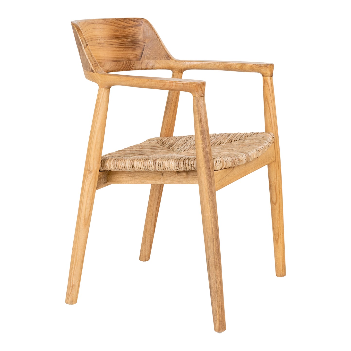 Getafe Spisebordsstol - Spisebordsstol, Sungkai Træ, Natur, 58X56X78 Cm ⎮ Sæt af 2 stk. ⎮ 5713917024896 ⎮ 7001147