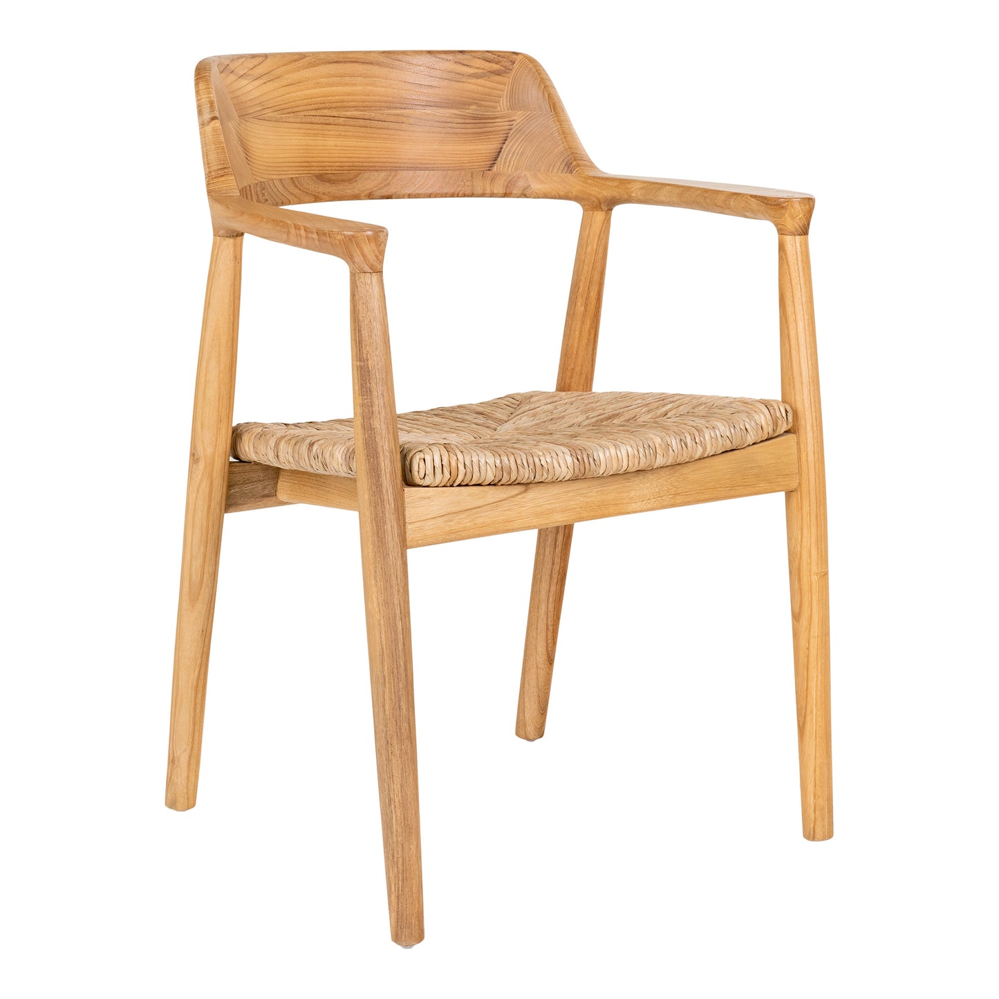 Getafe Spisebordsstol - Spisebordsstol, Sungkai Træ, Natur, 58X56X78 Cm ⎮ Sæt af 2 stk. ⎮ 5713917024896 ⎮ 7001147