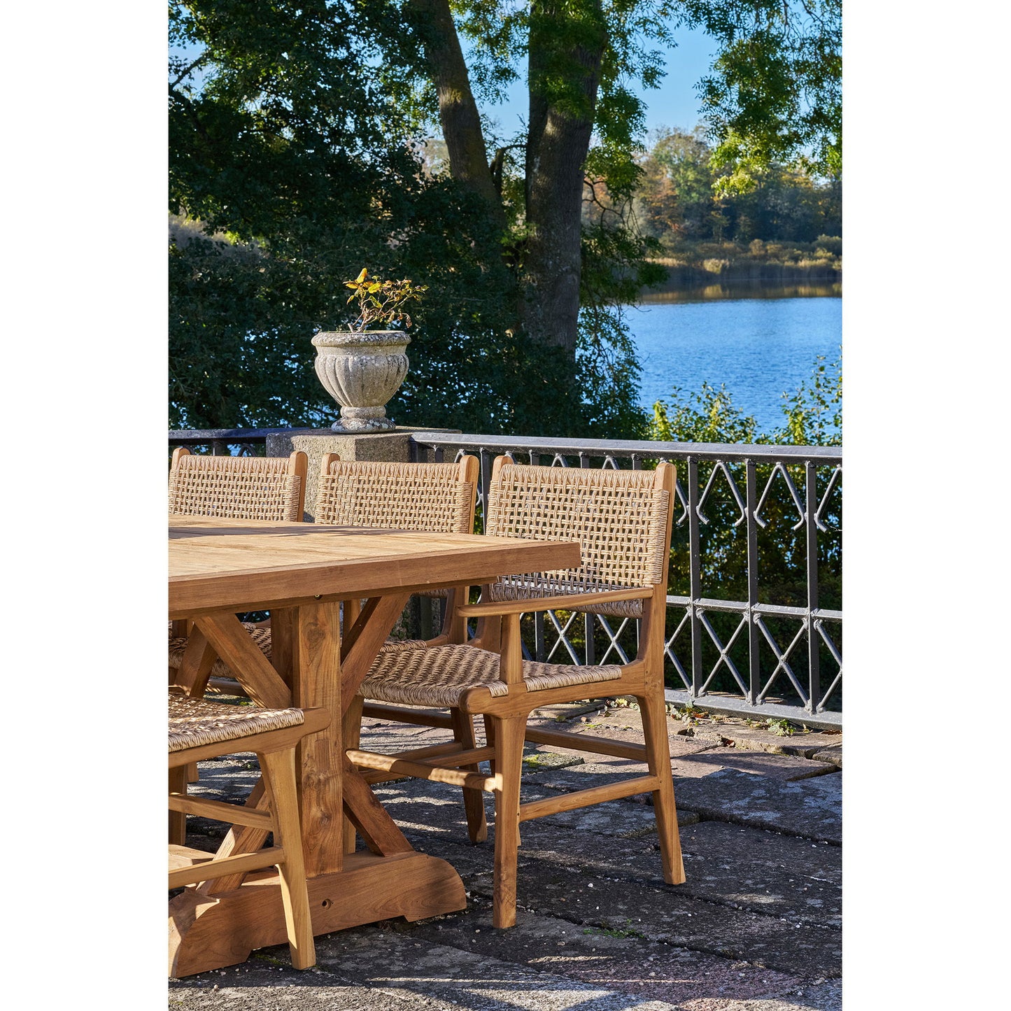 Derby Spisebordsstol Med Armlæn - Spisebordsstol Med Armlæn, Teak, Natur ⎮ 5713917033188 ⎮ 7001166