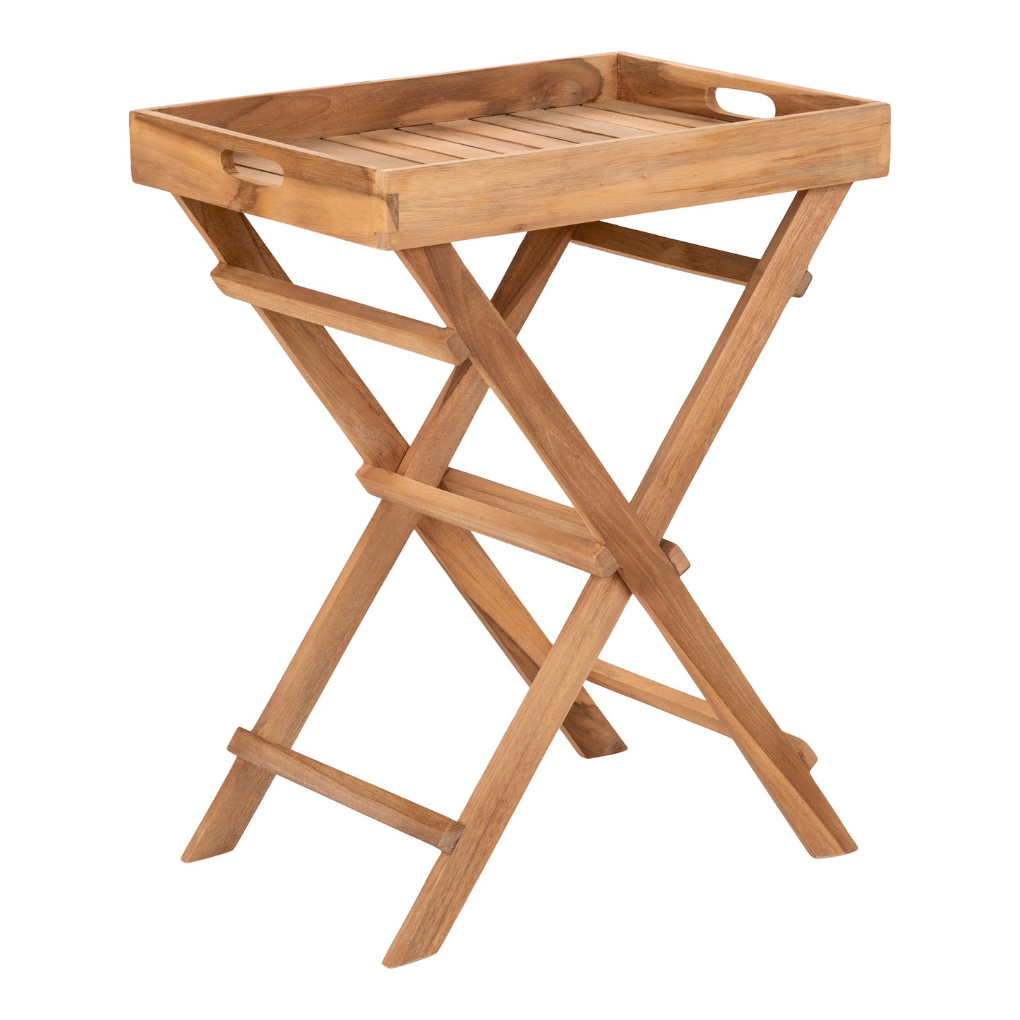 Ronda Bakkebord - Bakkebord, Teak, Natur, 29X39X49,5 Cm ⎮ 5713917019137 ⎮ 7501005