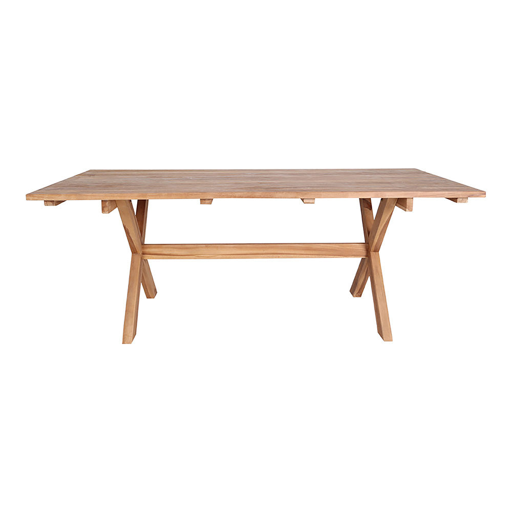 Murcia Spisebord - Spisebord, Teak, Natur 200X90X75 Cm ⎮ 5713917009459 ⎮ 7501090