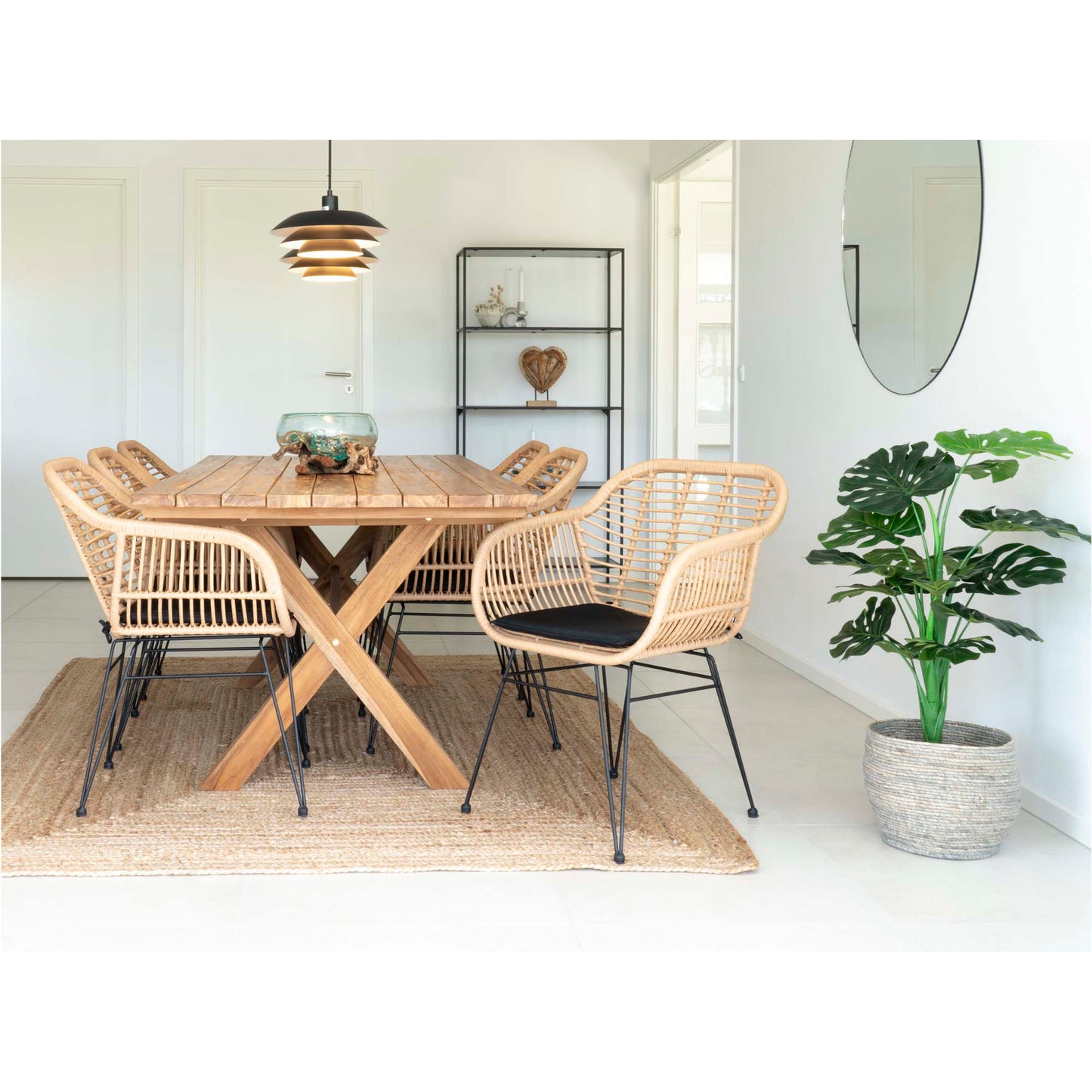Murcia Spisebord - Spisebord, Teak, Natur 200X90X75 Cm ⎮ 5713917009459 ⎮ 7501090