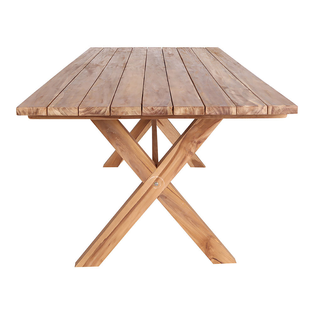 Murcia Spisebord - Spisebord, Teak, Natur 200X90X75 Cm ⎮ 5713917009459 ⎮ 7501090