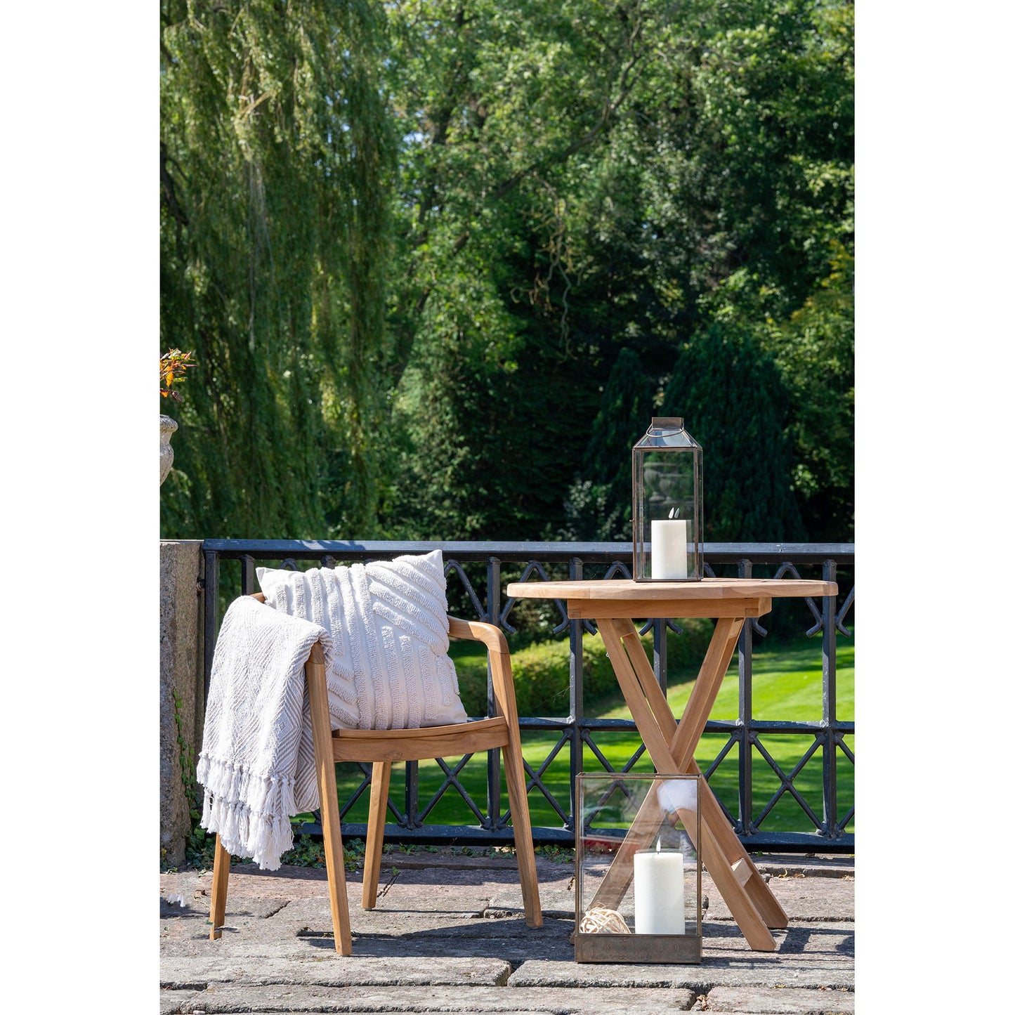 Oviedo Cafébord - Cafébord I Teaktræ, Natur Ø70X75 Cm ⎮ 5713917015283 ⎮ 7501100