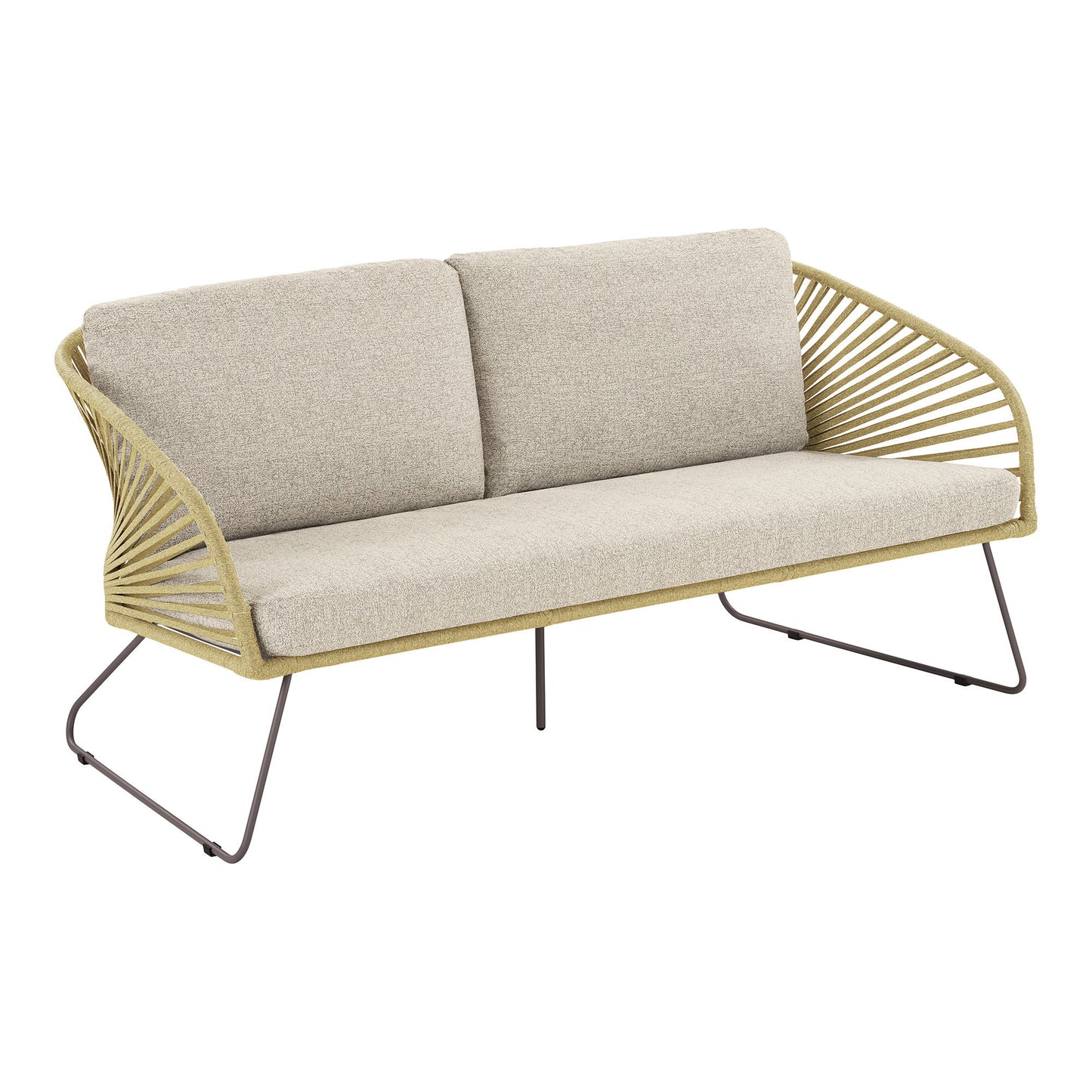 Novella Loungesæt - Loungesæt, Stål, Beige, Sand, Inkl. Hynder ⎮ 5713917034833 ⎮ 7701046
