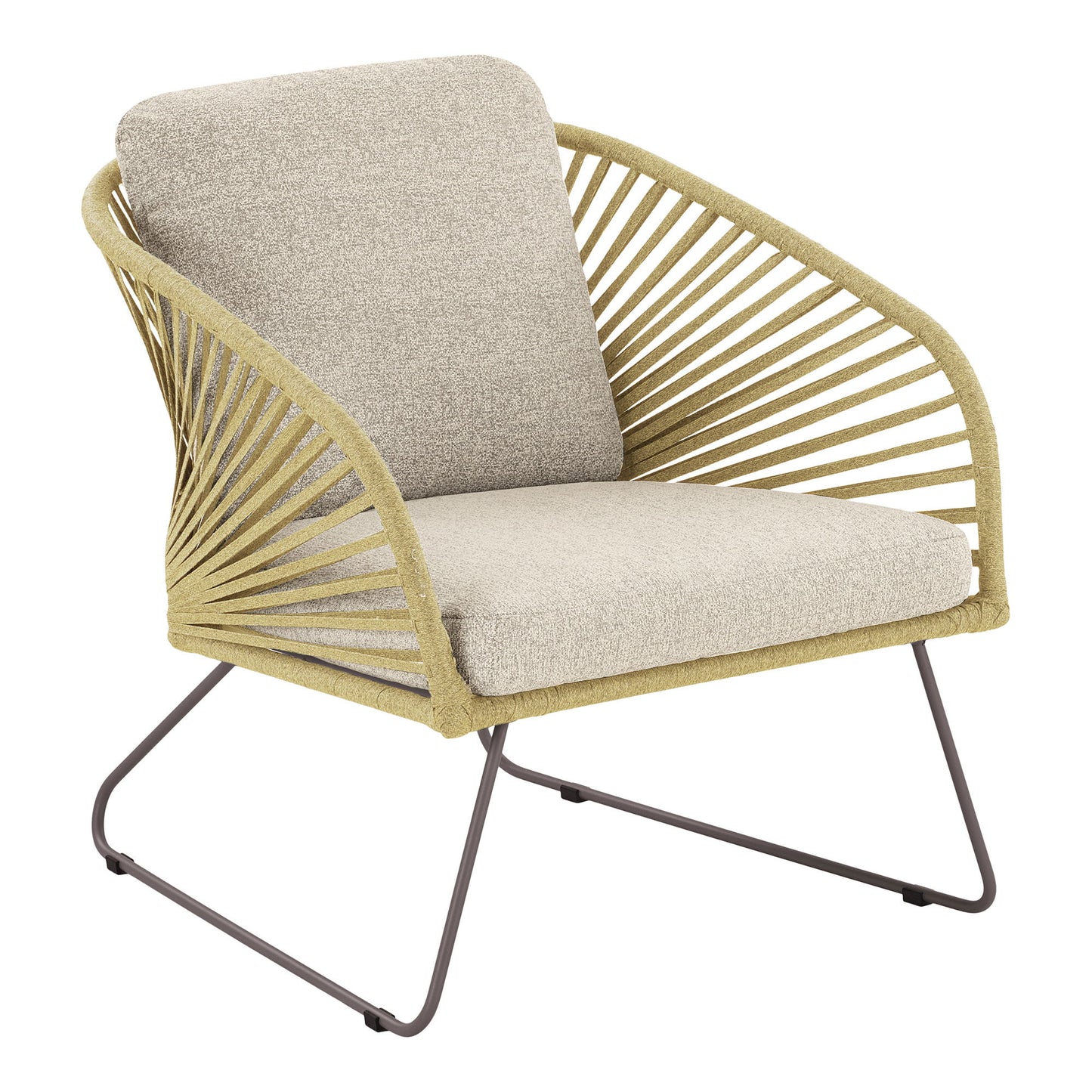 Novella Loungesæt - Loungesæt, Stål, Beige, Sand, Inkl. Hynder ⎮ 5713917034833 ⎮ 7701046