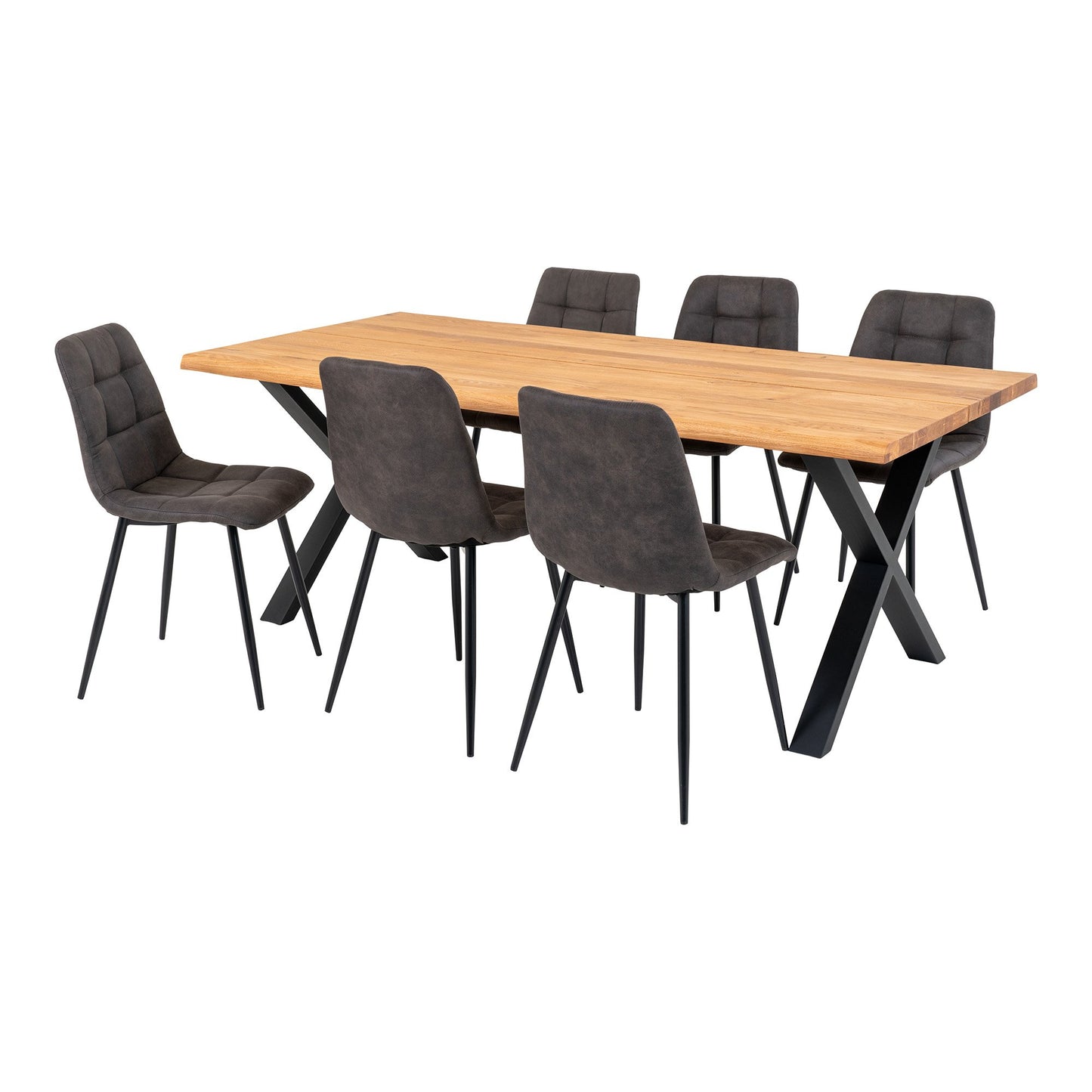 Toulon Og Middelfart Spisebordssæt - Spisebord Og 6 Spisebordsstole ⎮ 5713917033706 ⎮ 7771050-S