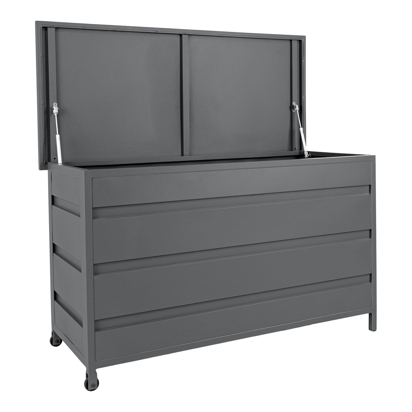 Cassis Hyndeboks - Hyndeboks, Aluminium, Grå, Stor, 160X82X85 Cm, 650 L ⎮ 5713917026159 ⎮ 7801110