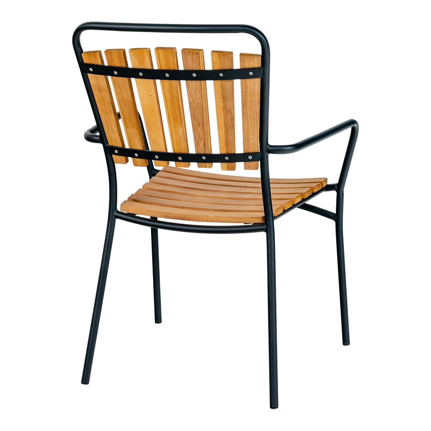Cleveland Spisebordsstol - Spisebordsstol, Teak Med Sort Stel ⎮ Sæt af 4 stk. ⎮ 5713917026265 ⎮ 7801170