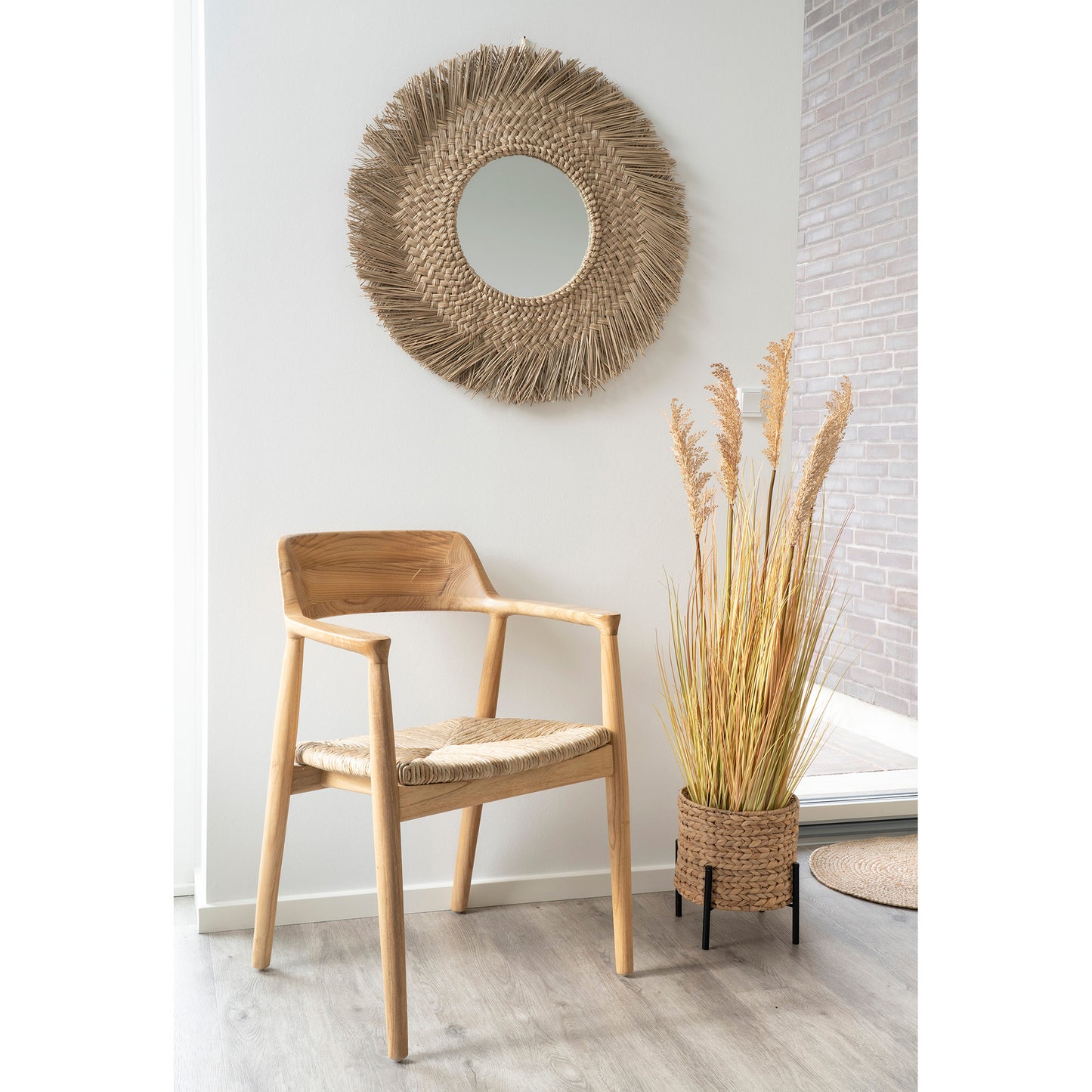 Antas Planteskjuler - Planteskjuler, Vandhyacint, Sort/Natur Ø26,5X29 Cm ⎮ 5713917023264 ⎮ 9001117