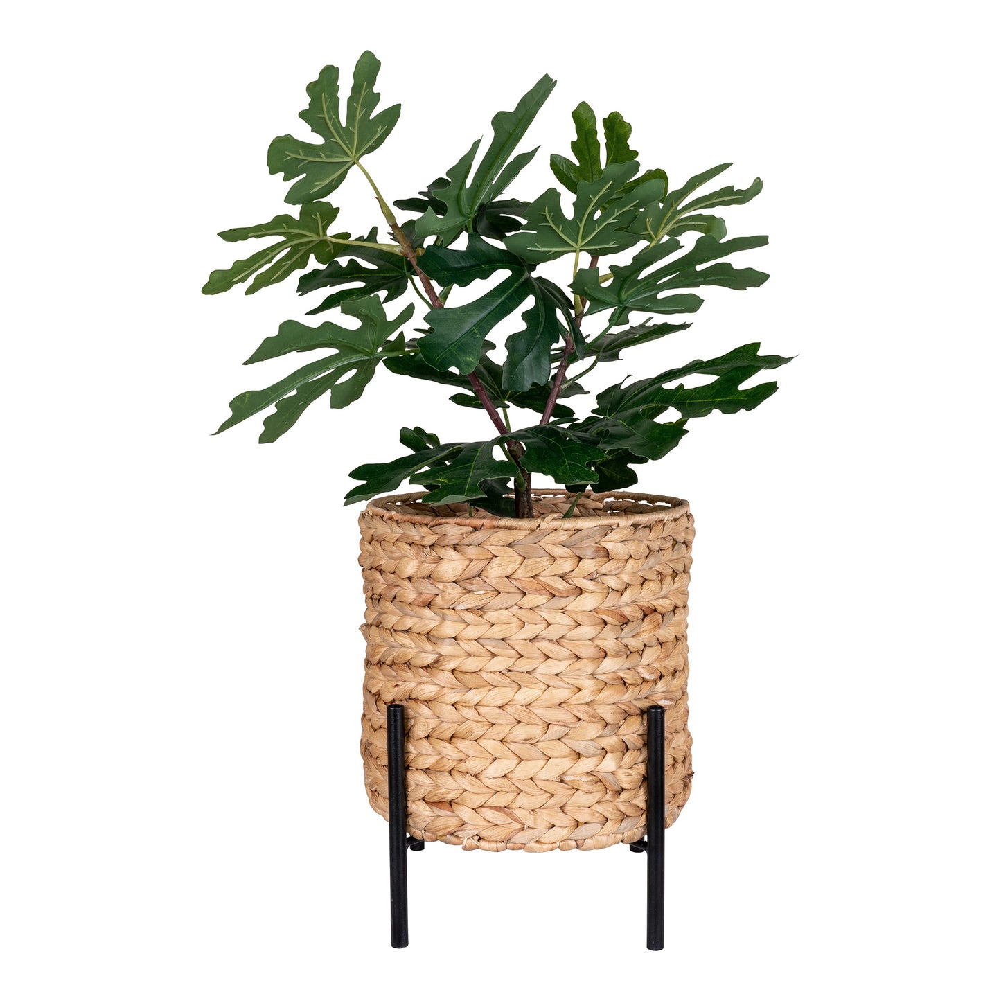 Antas Planteskjuler - Planteskjuler, Vandhyacint, Sort/Natur Ø26,5X29 Cm ⎮ 5713917023264 ⎮ 9001117