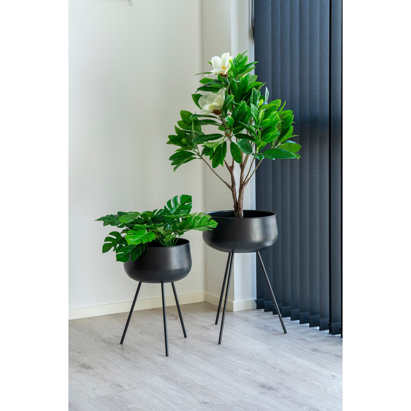Ardola Urtepotteholder - Urtepotteholder, Stål, Sort, Sæt Af 2 ⎮ 5713917016433 ⎮ 9001170