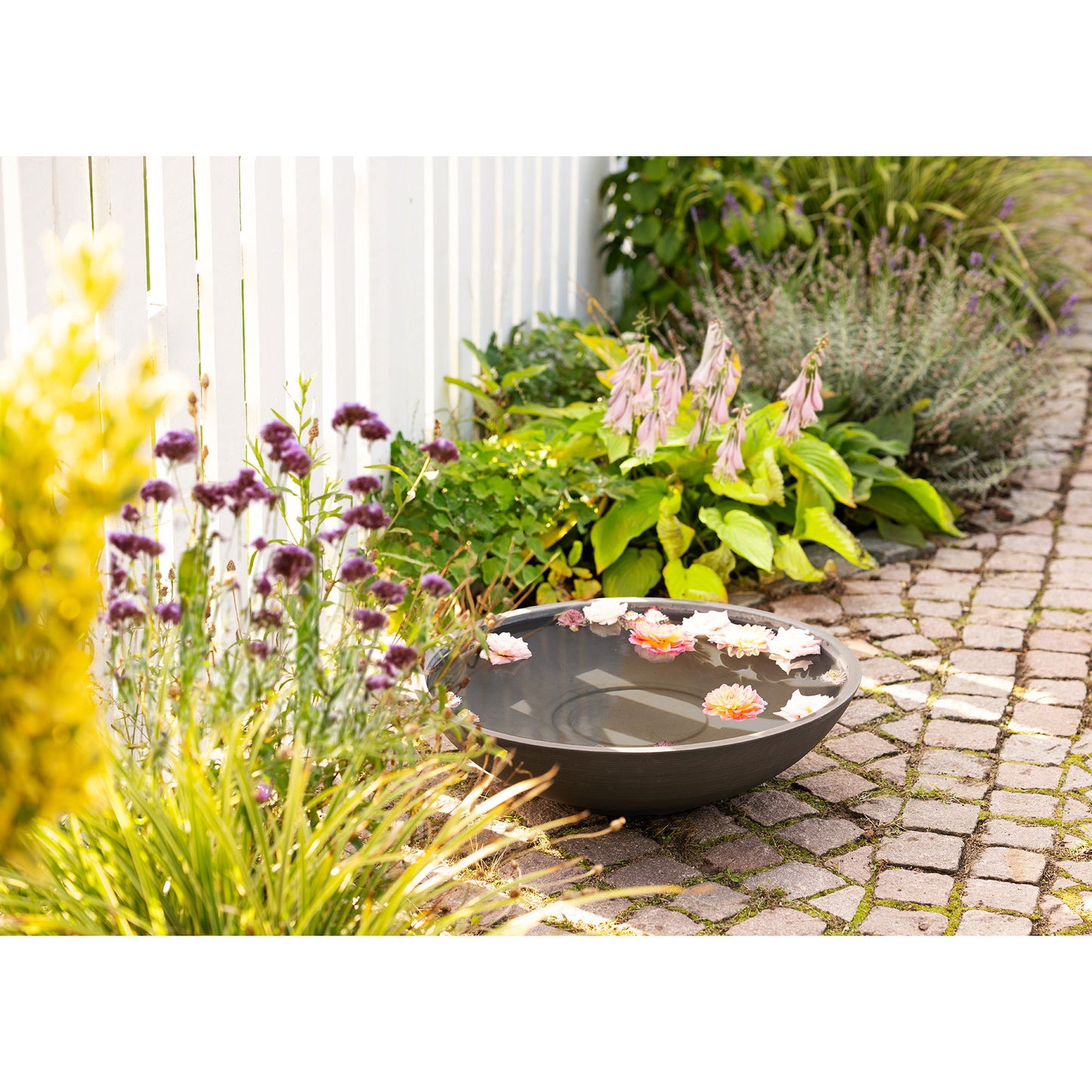 Fleuriste Vandblomst-Fad - Vandblomst-Fad, Let Komposit, Mørkegrå Ø60X16,5 Cm ⎮ 5713917043712 ⎮ 9001571