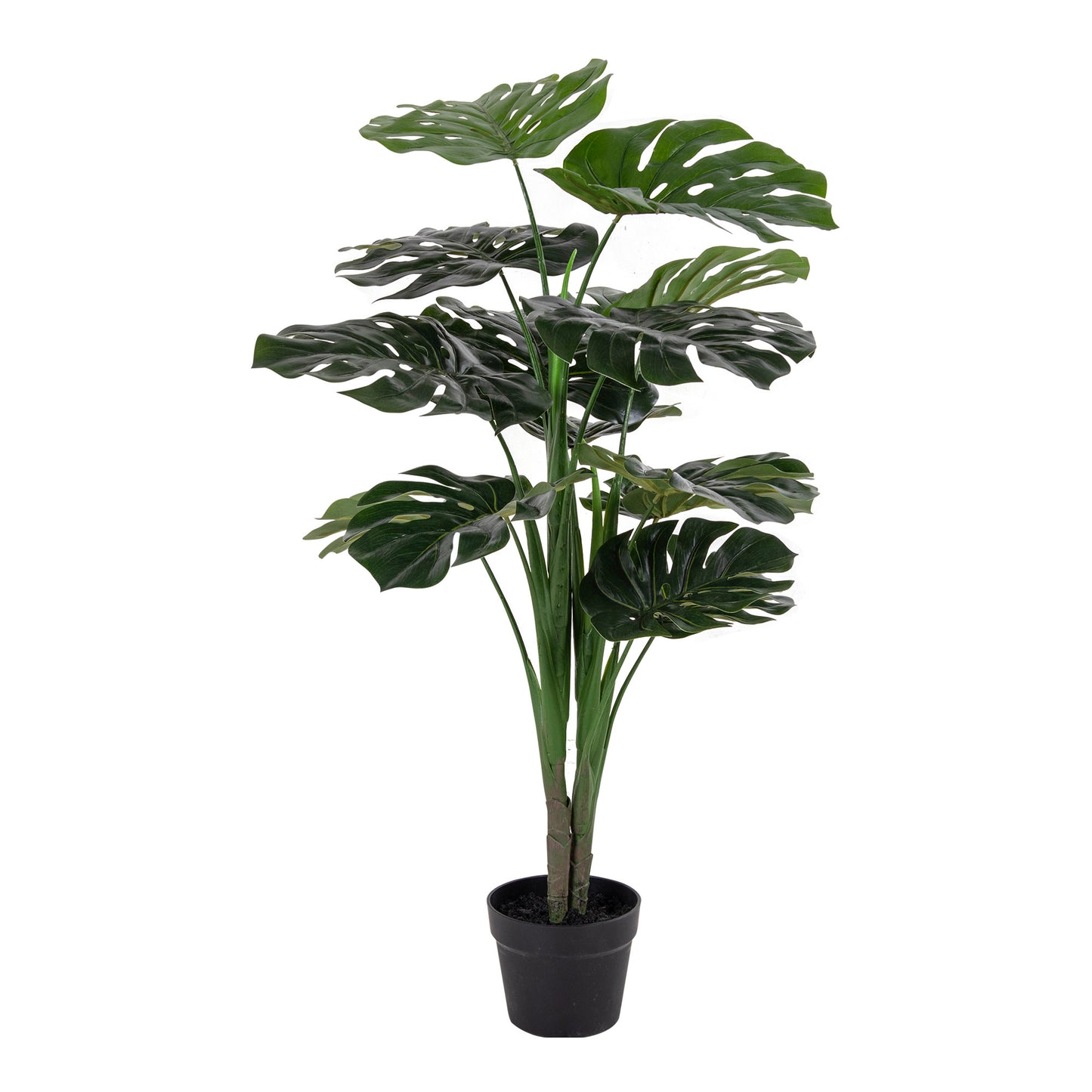 Monstera - Kunstig Plante, Grøn H:90 Cm ⎮ 5713917004478 ⎮ 9501000