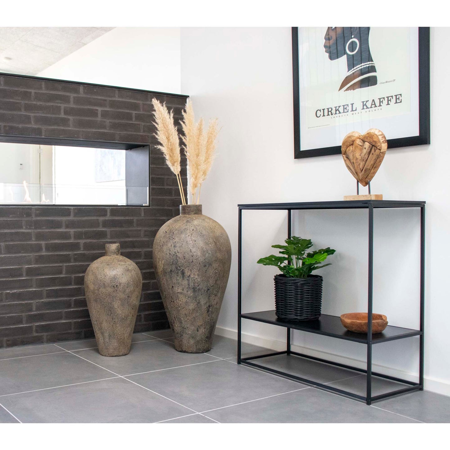 Monstera - Kunstig Plante, Grøn H:45 Cm ⎮ 5713917004515 ⎮ 9501040