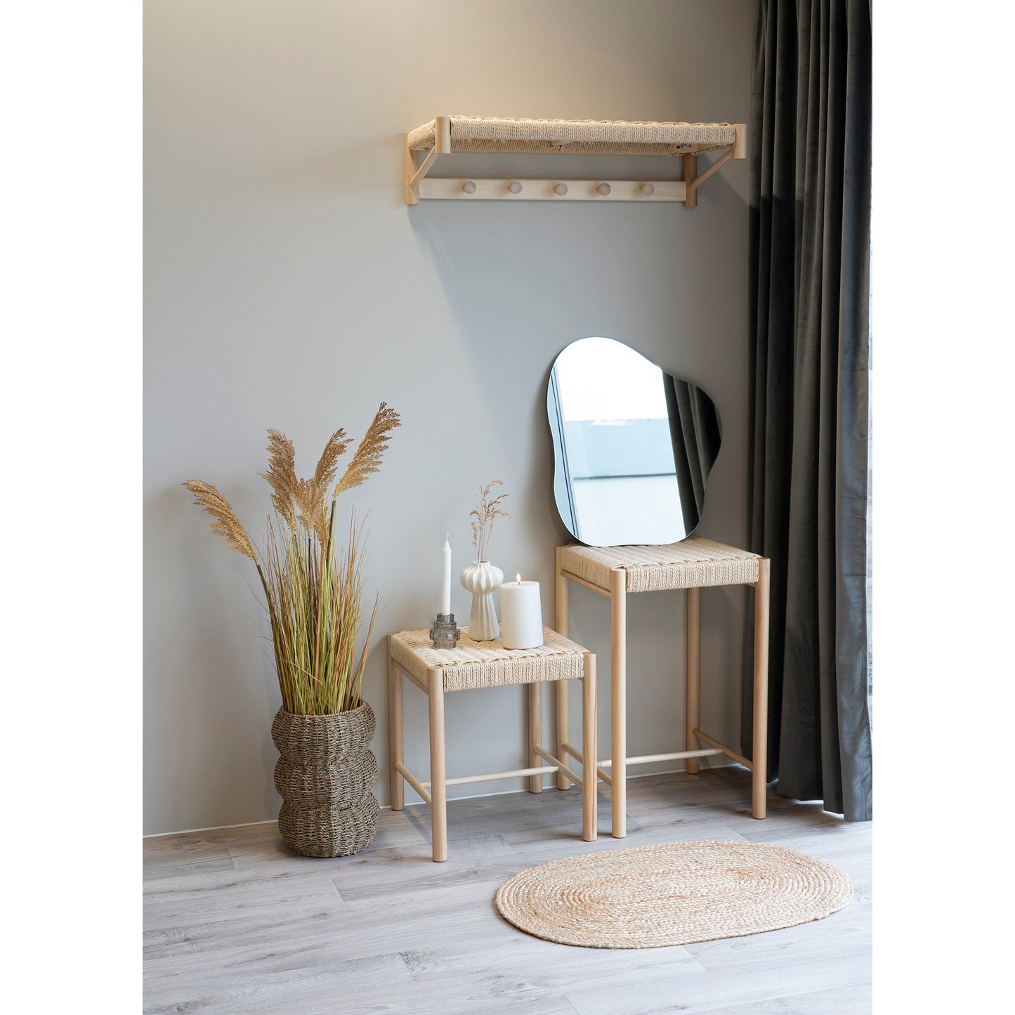 Sorghum Grass - Kunstig Plante, Natur H:110 Cm ⎮ 5713917008766 ⎮ 9501070