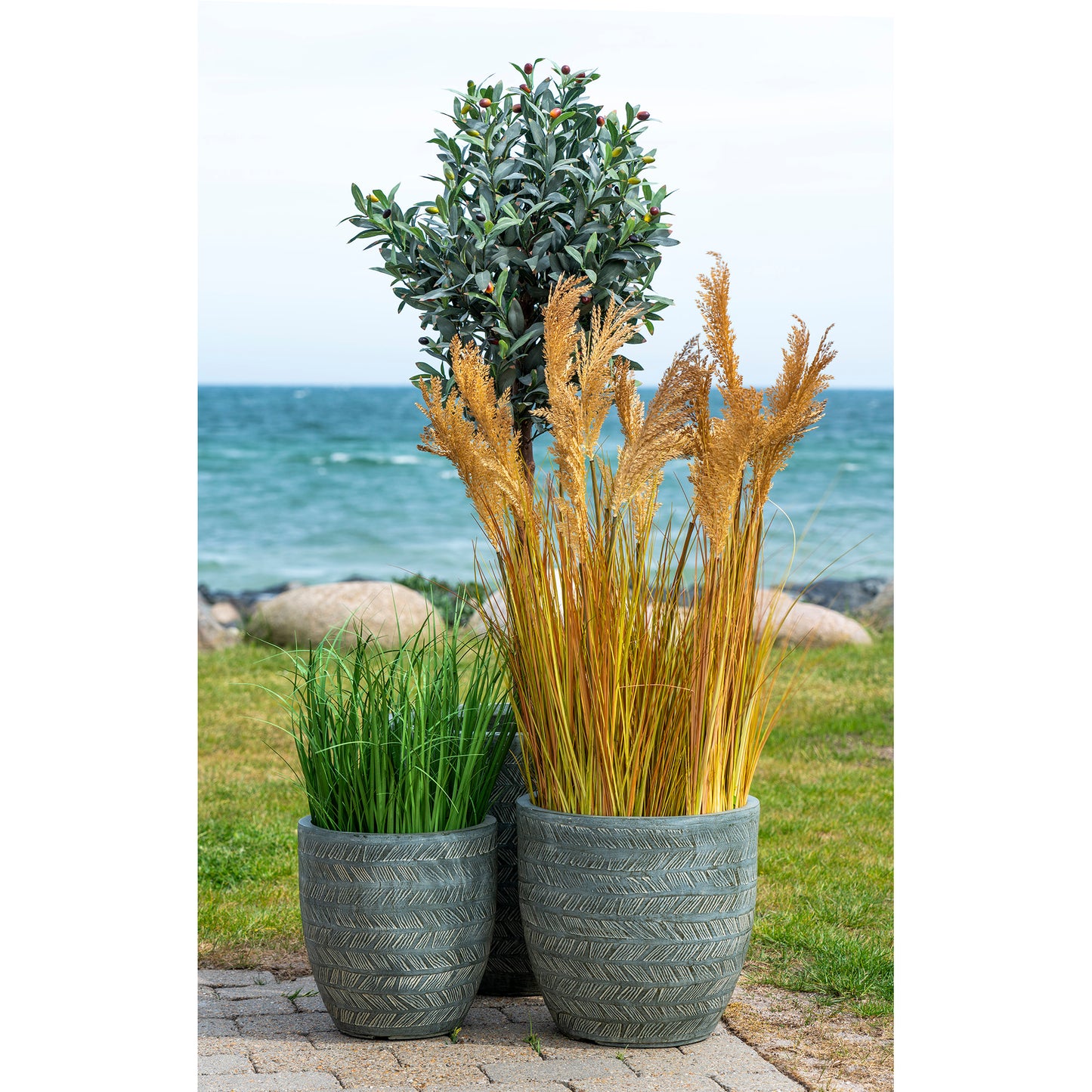 Sorghum Grass - Kunstig Plante, Natur H:110 Cm ⎮ 5713917008766 ⎮ 9501070