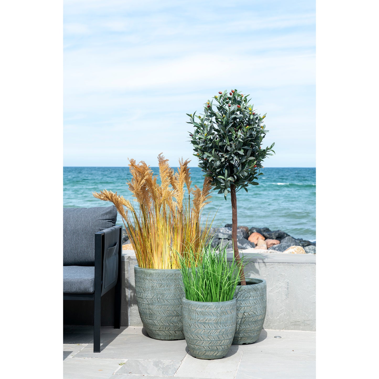 Sorghum Grass - Kunstig Plante, Natur H:110 Cm ⎮ 5713917008766 ⎮ 9501070