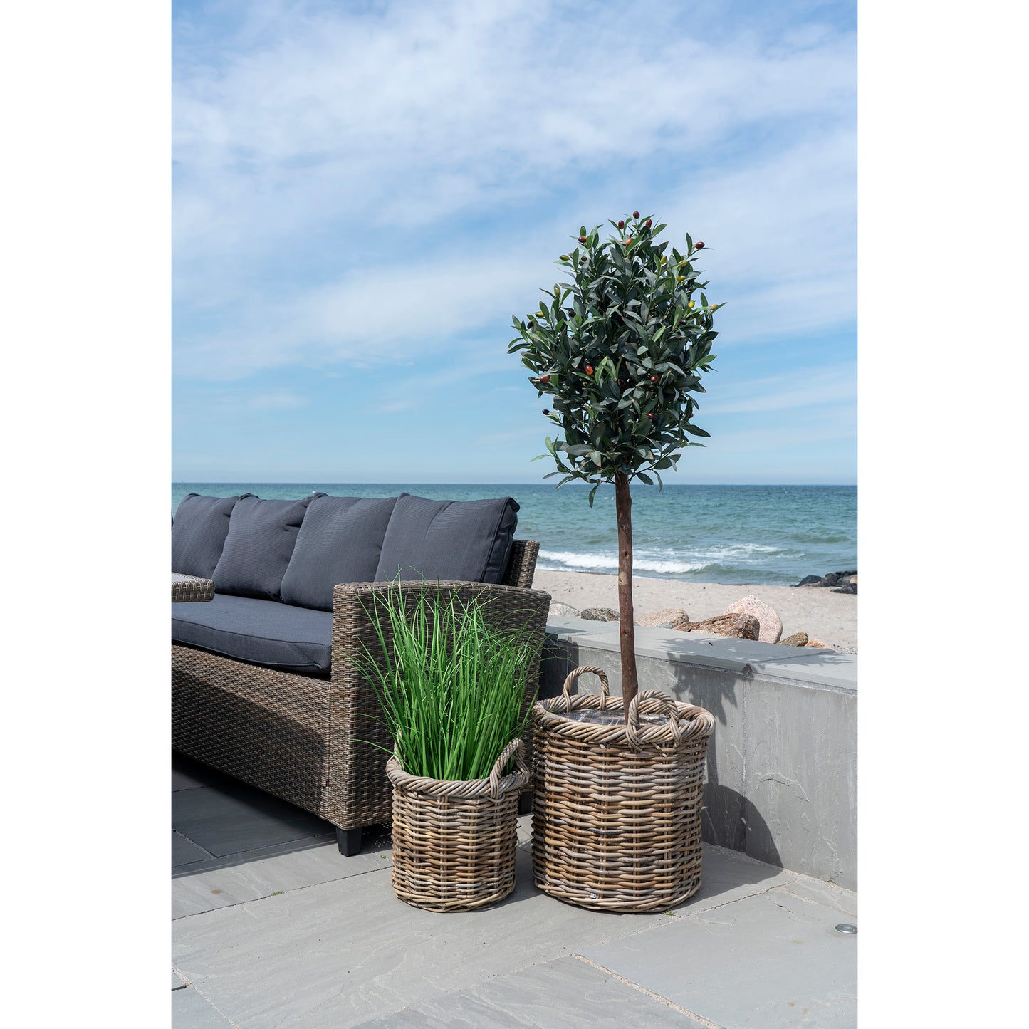 Oliventræ - Kunstig Plante, Grøn H:150 Cm ⎮ 5713917014873 ⎮ 9501090
