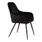 Harbo Spisebordsstol - Spisebordsstol, Velour, Sort, Sorte Ben, Hn1207 ⎮ Sæt af 2 stk. ⎮ 5713917017676 ⎮ 1001159 