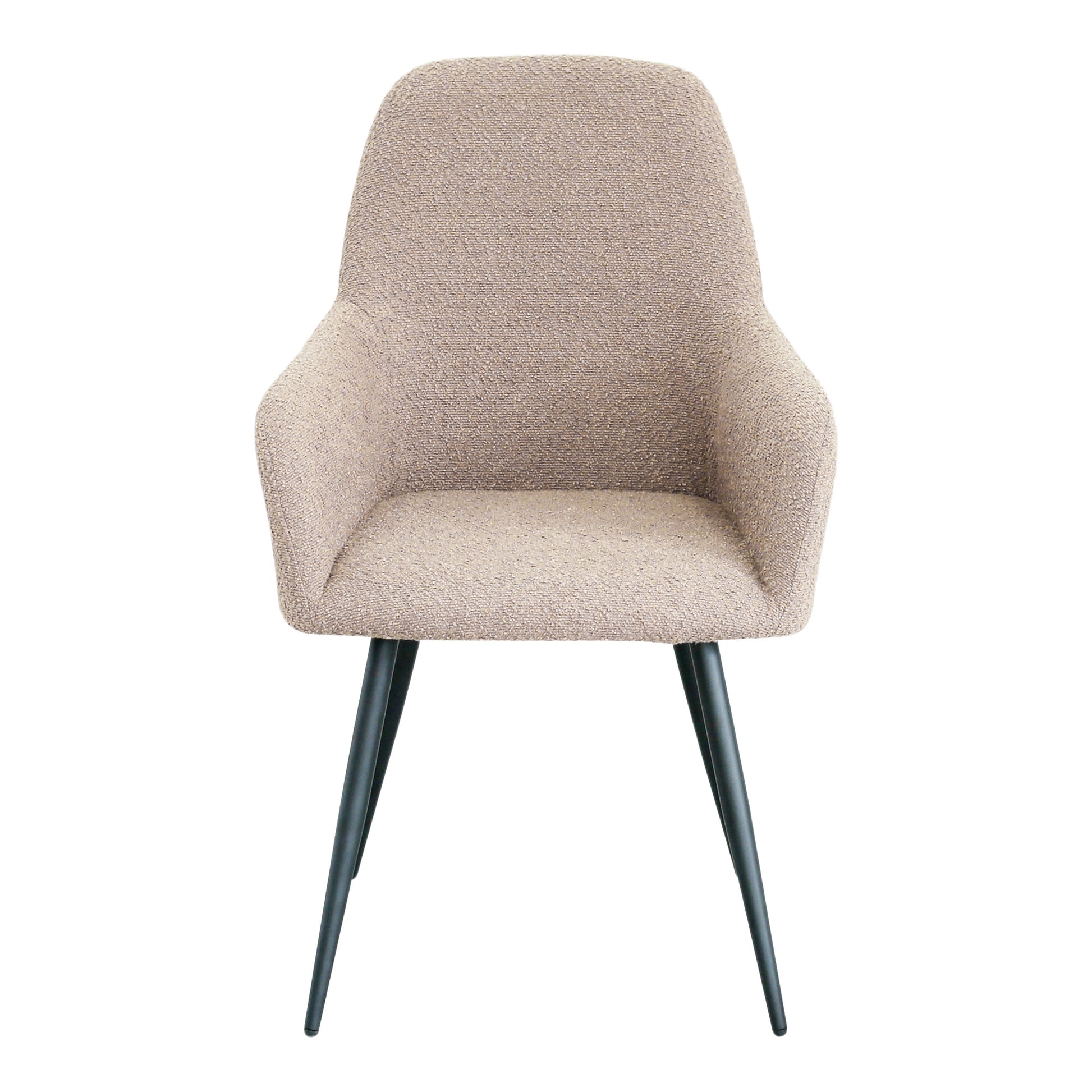 Harbo Spisebordsstol - Spisebordsstol, Bouclé, Beige, Sorte Ben, Hn1233 ⎮ Sæt af 2 stk. ⎮ 5713917025299 ⎮ 1001164 
