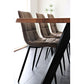 Middelfart Spisebordsstol - Spisebordsstol, Microfiber, Lysebrun, Sorte Ben, Hn1281 ⎮ Sæt af 2 stk. ⎮ 5713917000425 ⎮ 1001190 