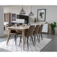Middelfart Spisebordsstol - Spisebordsstol, Microfiber, Lysebrun, Sorte Ben, Hn1281 ⎮ Sæt af 2 stk. ⎮ 5713917000425 ⎮ 1001190 