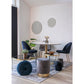 Geneve Spisebordsstol - Spisebordsstol, Velour, Blå, Messing Look Ben, Hn1205 ⎮ Sæt af 2 stk. ⎮ 5713917001484 ⎮ 1001251 
