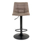 Middelfart Barstol - Barstol, Microfiber, Lysebrun, Sorte Ben, Hn1281 ⎮ Sæt af 2 stk. ⎮ 5713917009374 ⎮ 1001300 