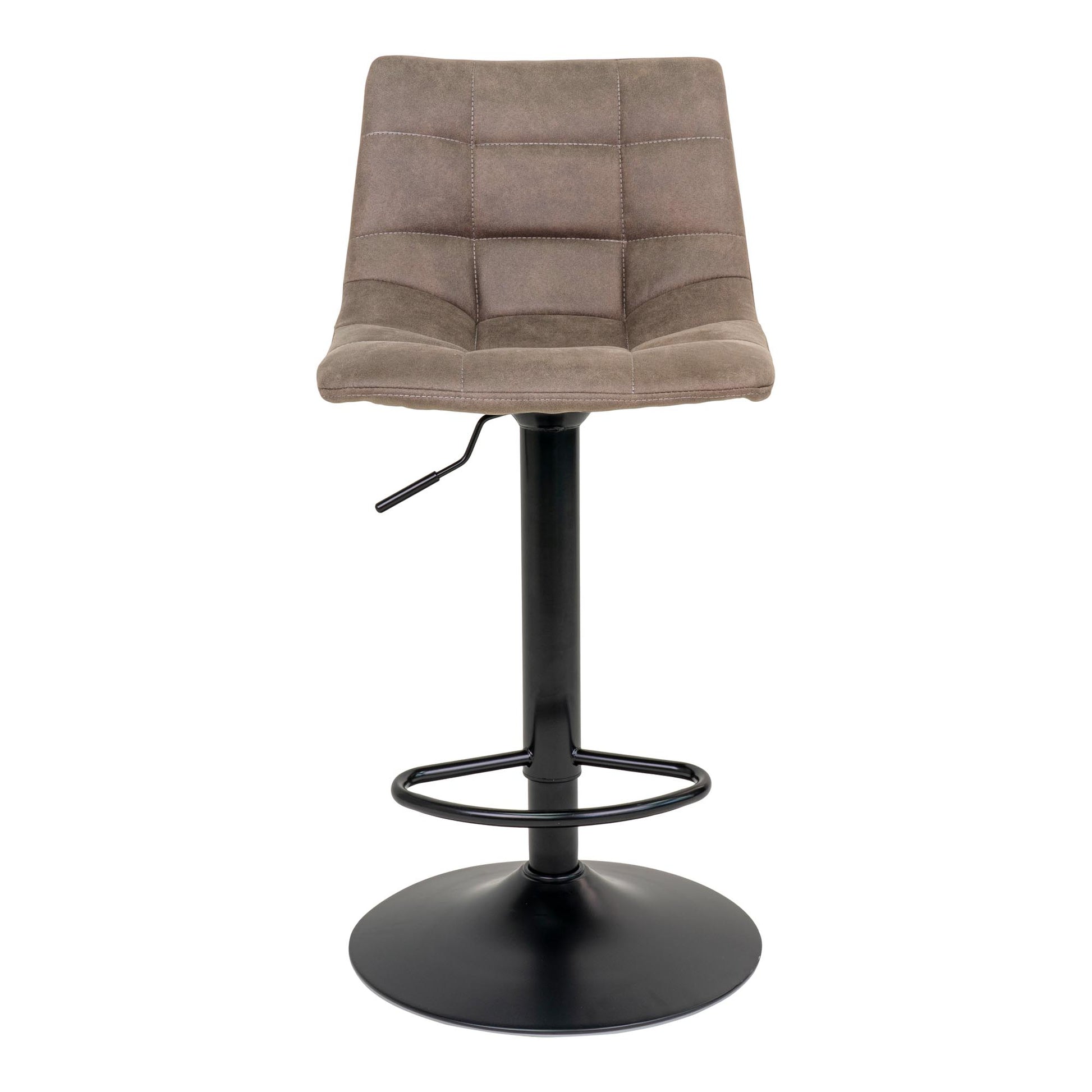 Middelfart Barstol - Barstol, Microfiber, Lysebrun, Sorte Ben, Hn1281 ⎮ Sæt af 2 stk. ⎮ 5713917009374 ⎮ 1001300 