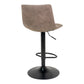 Middelfart Barstol - Barstol, Microfiber, Lysebrun, Sorte Ben, Hn1281 ⎮ Sæt af 2 stk. ⎮ 5713917009374 ⎮ 1001300 