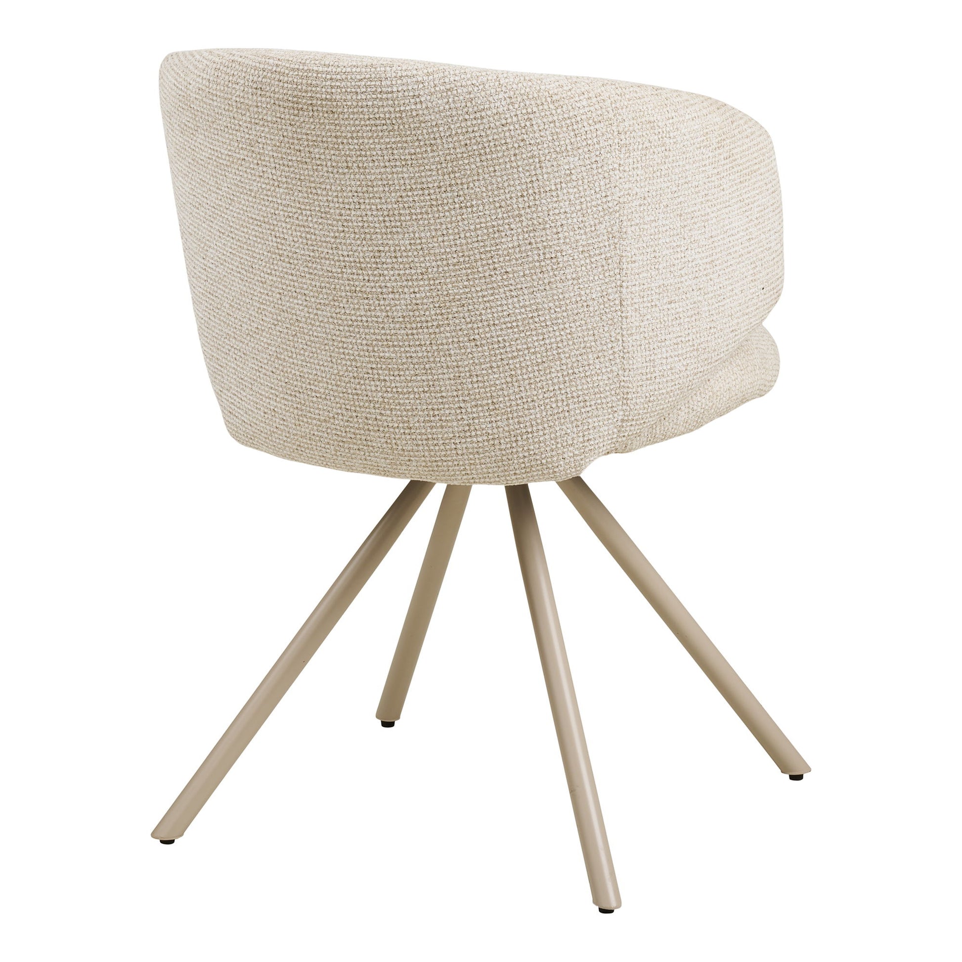 Fulham Spisebordsstol - Spisebordsstol Med Drejefod, Sand, Sandfarvede Ben, Hn1320 ⎮ Sæt af 2 stk. ⎮ 5713917041985 ⎮ 1001440 