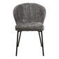 Roanne Spisebordsstol - Spisebordsstol, Grå, Sorte Ben, Hn1319 ⎮ Sæt af 2 stk. ⎮ 5713917041909 ⎮ 1001445 