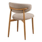 Levanto Spisebordsstol - Spisebordsstol, Sand, Trælook Ben, Eg Hn1302 ⎮ Sæt af 2 stk. ⎮ 5713917038244 ⎮ 1001475 