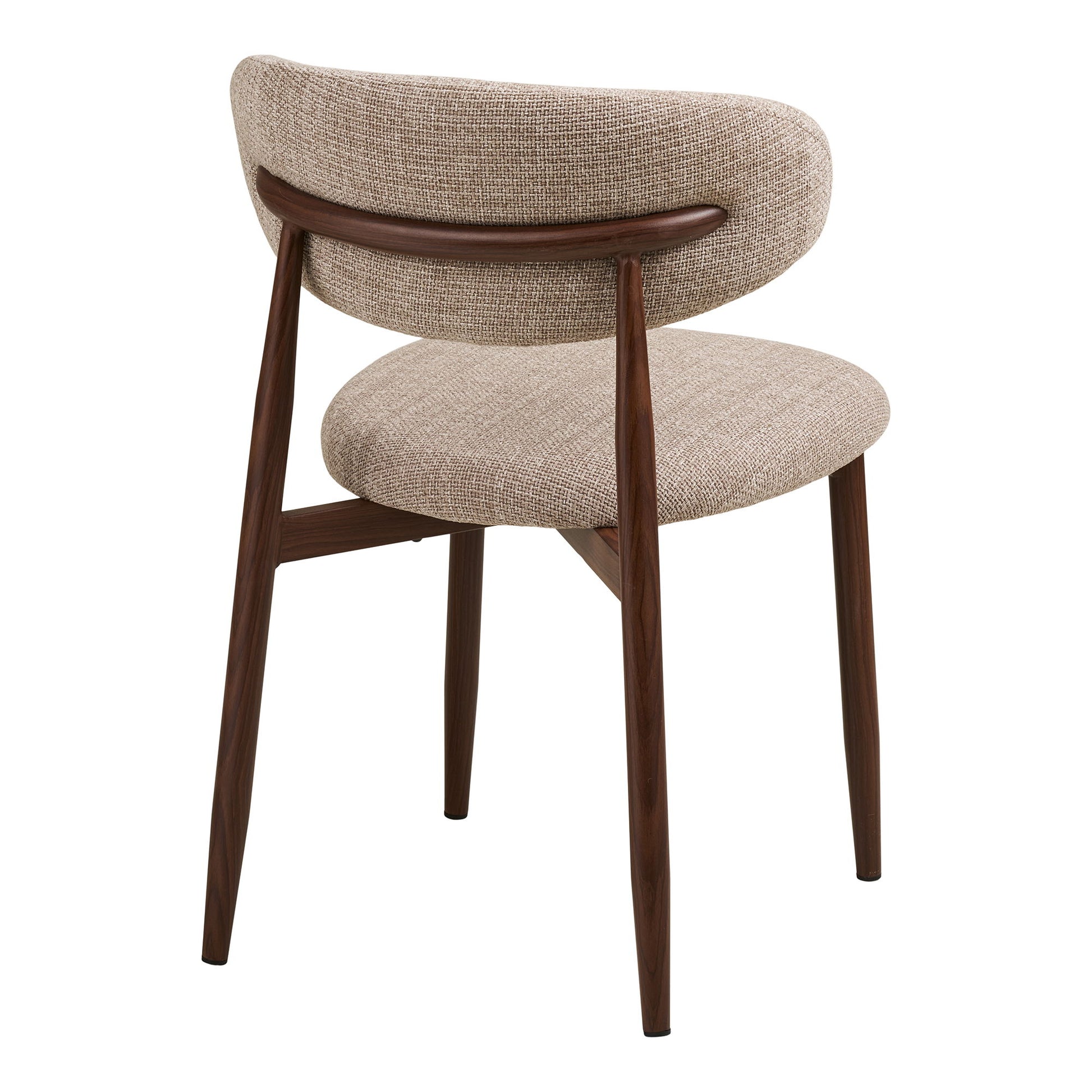Levanto Spisebordsstol - Spisebordsstol, Sand, Trælook Ben, Valnød Hn1302 ⎮ Sæt af 2 stk. ⎮ 5713917038251 ⎮ 1001476 