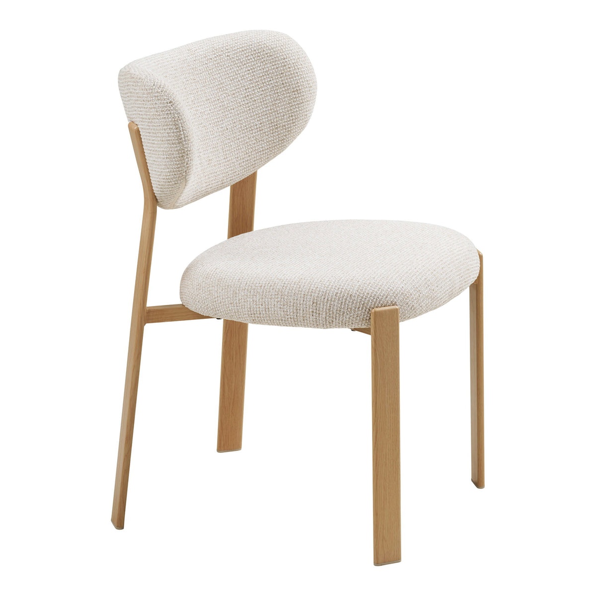 Savina Spisebordsstol - Spisebordsstol, Sand, Trælook Ben, Natur Hn1422 ⎮ Sæt af 2 stk. ⎮ 5713917044375 ⎮ 1001485 