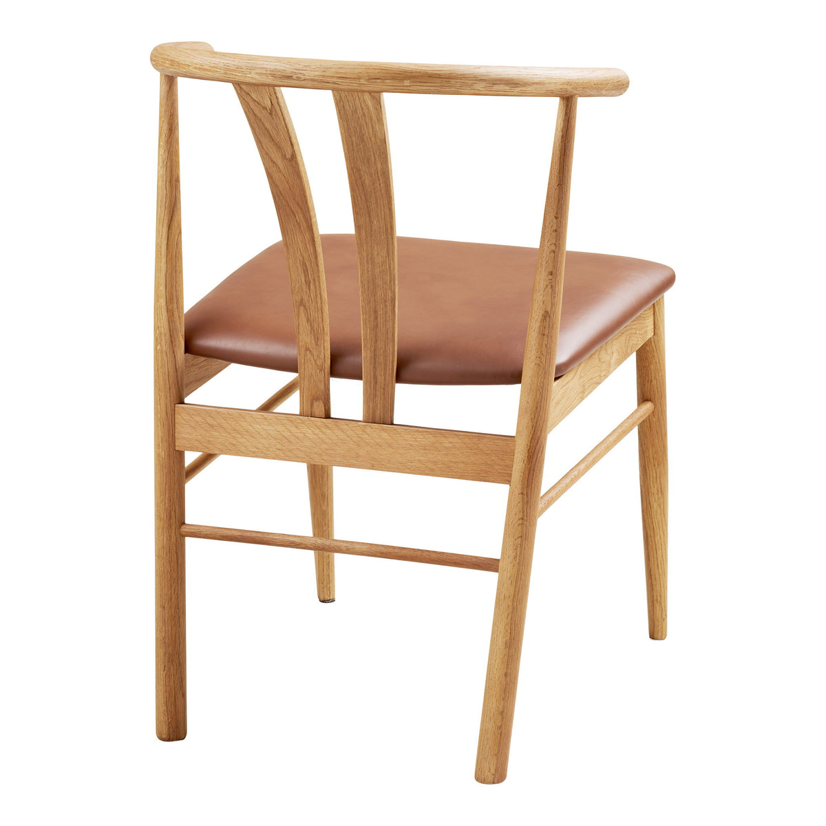 Artenara Spisebordsstol - Spisebordsstol, Eg/Pu, Natur/Brun Hn1218 ⎮ Sæt af 2 stk. ⎮ 5713917045198 ⎮ 1001493 