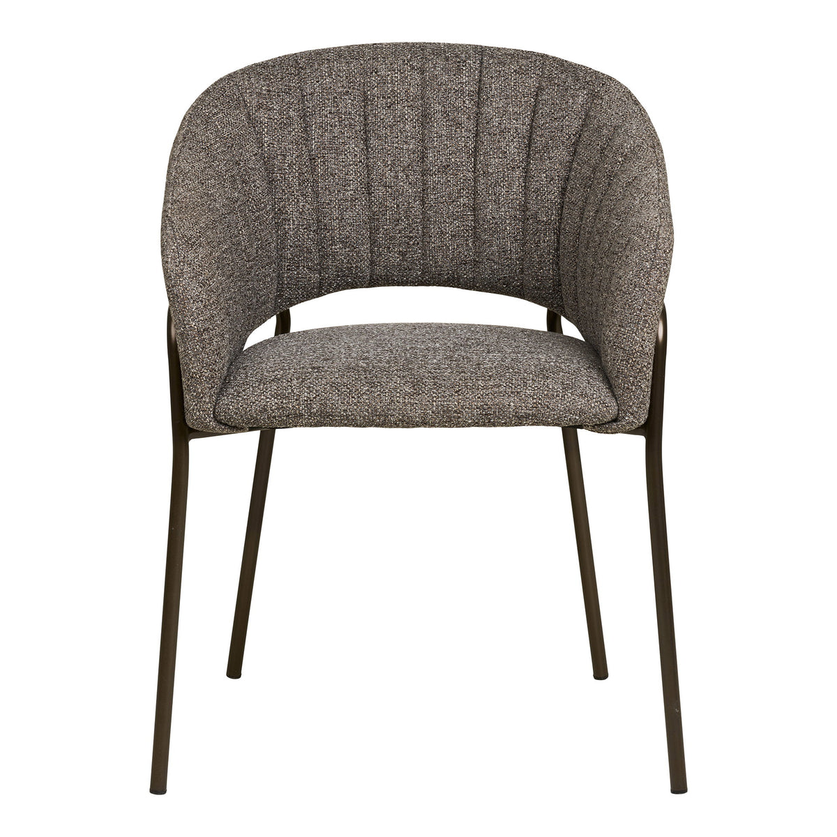 Costa Spisebordsstol - Spisebordsstol, Mørkegrå, Gunmetal Grå Ben Hn1353 ⎮ Sæt af 2 stk. ⎮ 5713917046874 ⎮ 1002030 