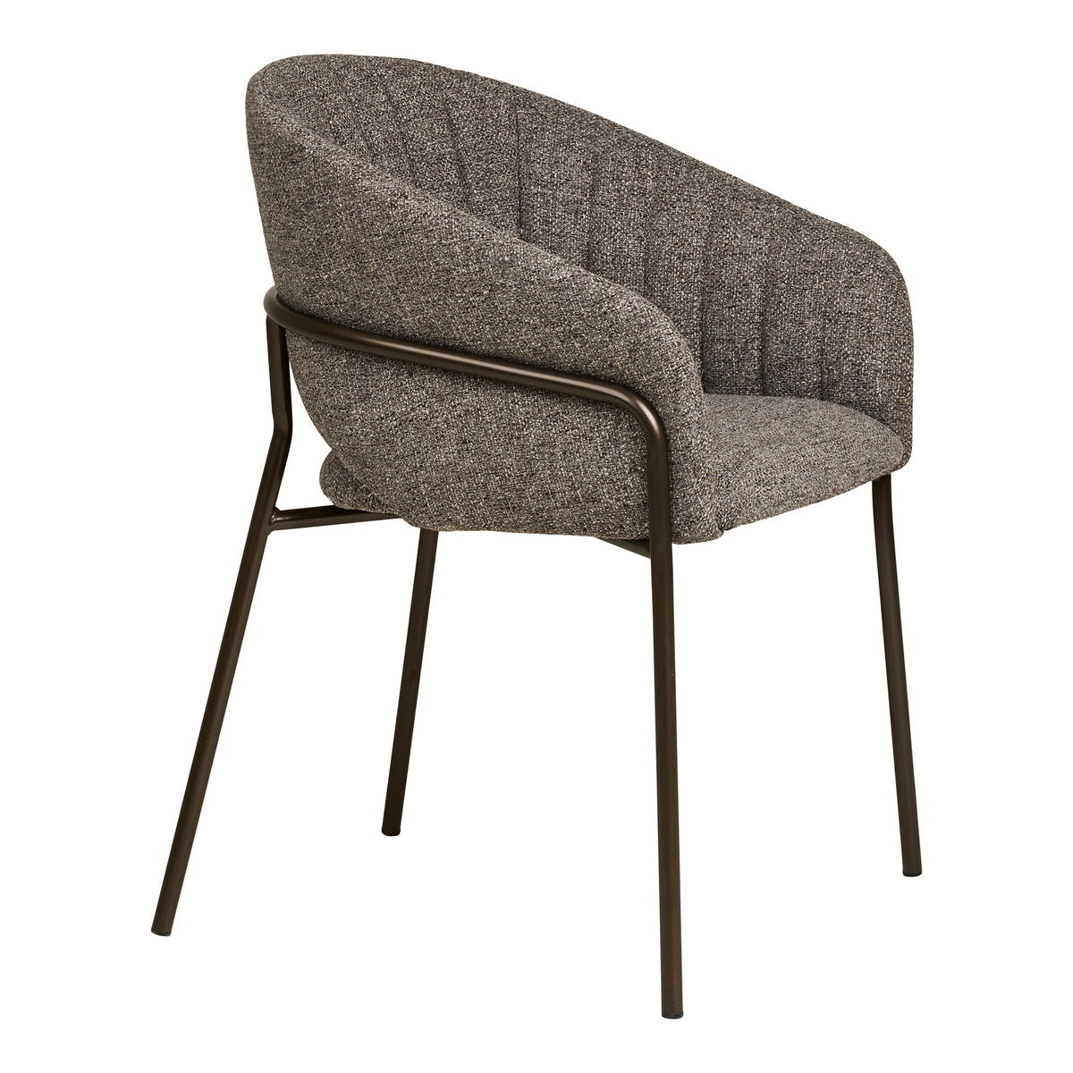 Costa Spisebordsstol - Spisebordsstol, Mørkegrå, Gunmetal Grå Ben Hn1353 ⎮ Sæt af 2 stk. ⎮ 5713917046874 ⎮ 1002030 