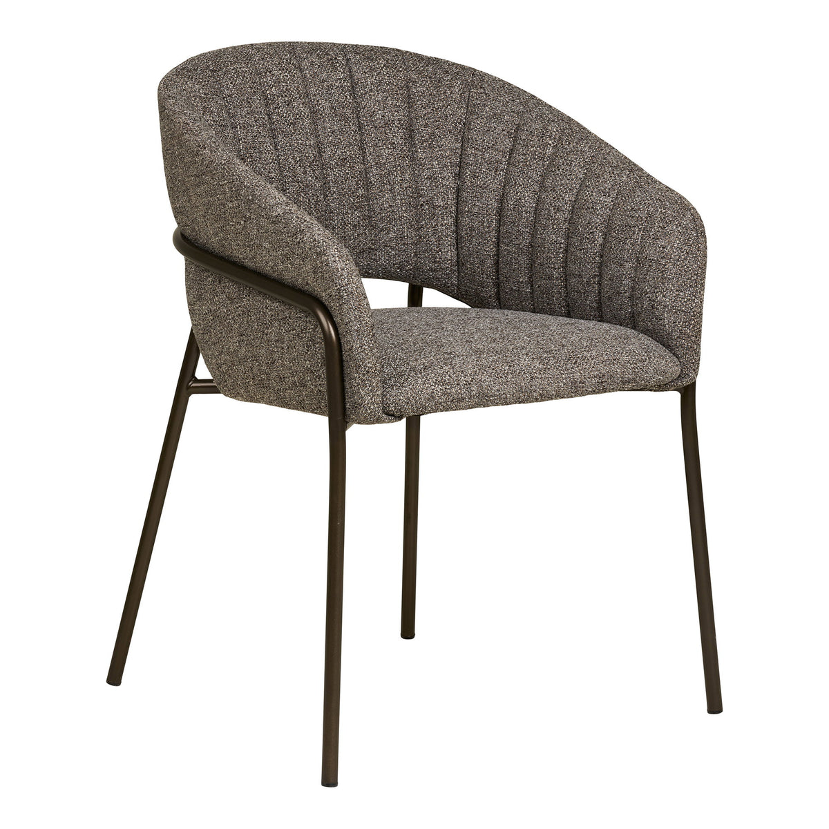 Costa Spisebordsstol - Spisebordsstol, Mørkegrå, Gunmetal Grå Ben Hn1353 ⎮ Sæt af 2 stk. ⎮ 5713917046874 ⎮ 1002030 