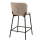 Maceda Counterstol - Counterstol, Bouclé, Beige, Sorte Ben Hn1239 ⎮ Sæt af 2 stk. ⎮ 5713917036738 ⎮ 1050001 