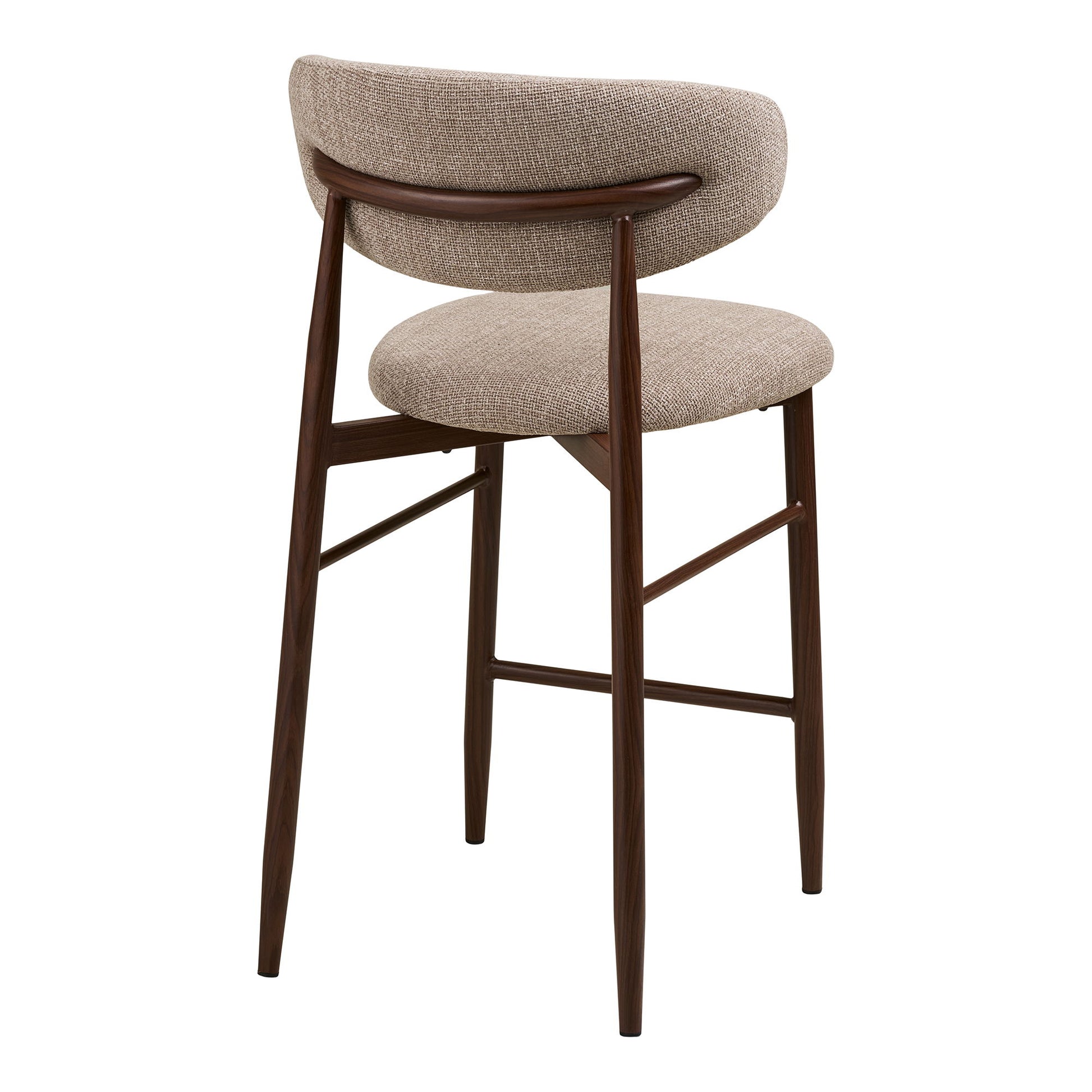 Levanto Counterstol - Counterstol, Sand, Trælook Ben, Valnød Hn1302 ⎮ Sæt af 2 stk. ⎮ 5713917038381 ⎮ 1050006 