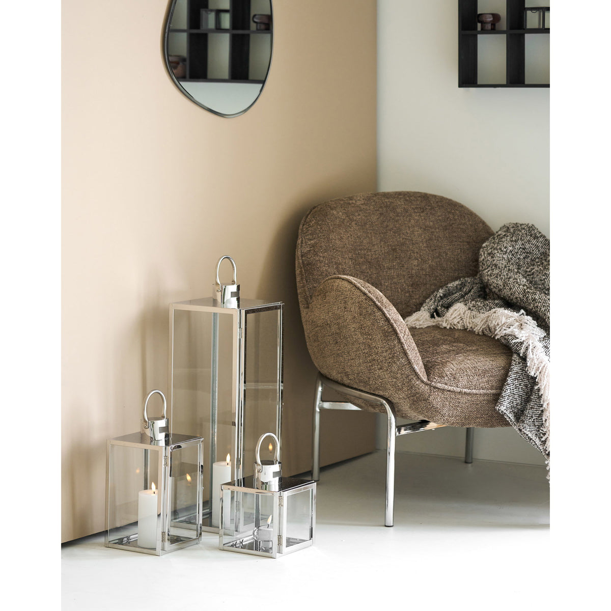 Zomba Loungestol - Loungestol, Brun, Krom Ben Hn1345 ⎮ 5713917048137 ⎮ 1101076 
