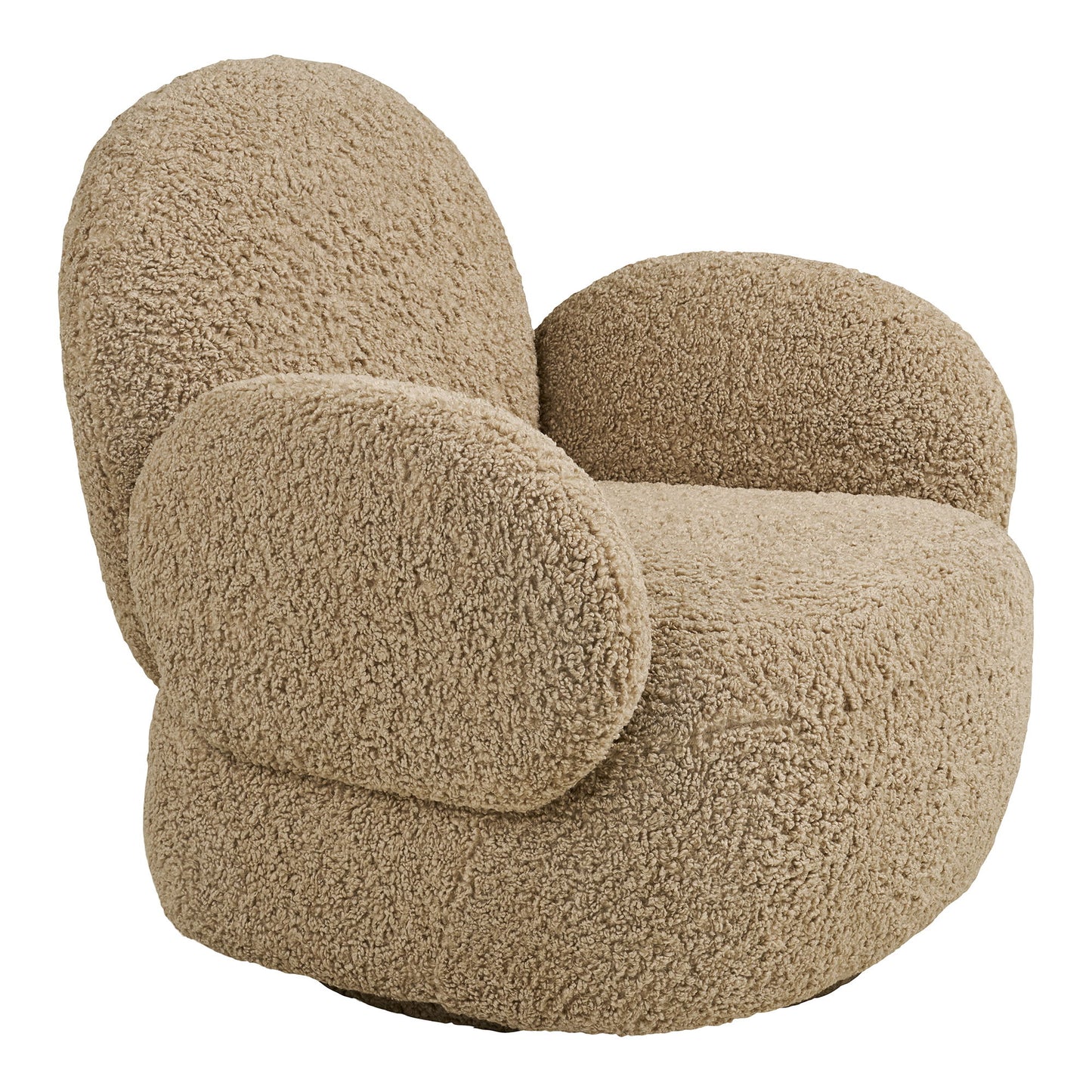 Messina Loungestol Med Drejefunktion - Loungestol Med Drejefunktion, Lysebrun Hn1265 ⎮ 5713917043651 ⎮ 1101114 