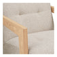 Caracas Loungestol - Loungestol Med Armlæn, Beige Hn1321 ⎮ 5713917037292 ⎮ 1101130 