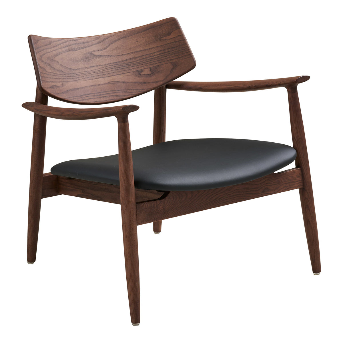 Olvera Loungestol - Loungestol, Asketræ/Pu Sæde, Mørkebrun/Sort Hn1200 ⎮ 5713917046515 ⎮ 1101164 