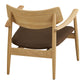 Olvera Loungestol - Loungestol, Egetræ, Natur/Brun Hn1084 ⎮ 5713917036301 ⎮ 1101169 