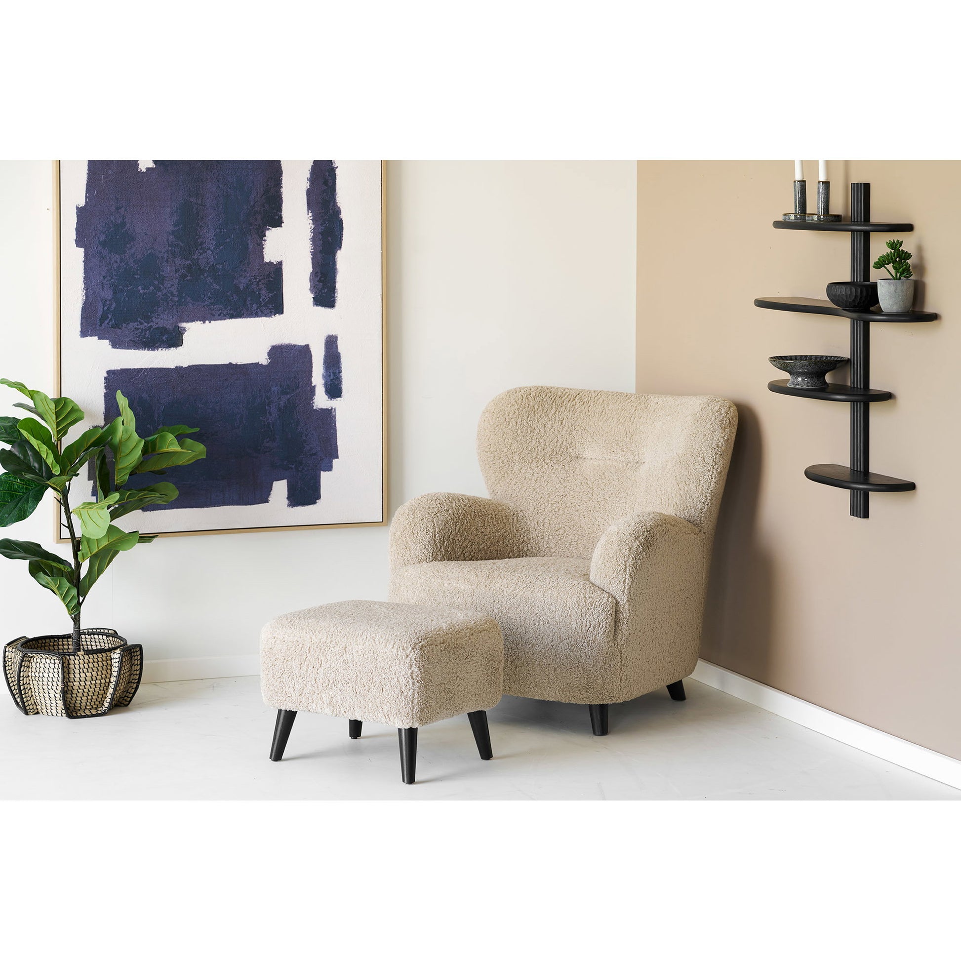 Lunaro Loungestol - Loungestol, Lysebrun Hn1265 ⎮ 5713917035793 ⎮ 1101178 