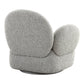 Messina Loungestol Med Drejefunktion - Loungestol Med Drejefunktion, Bouclé, Lysegrå, Hn1253 ⎮ 5713917030088 ⎮ 1101183 